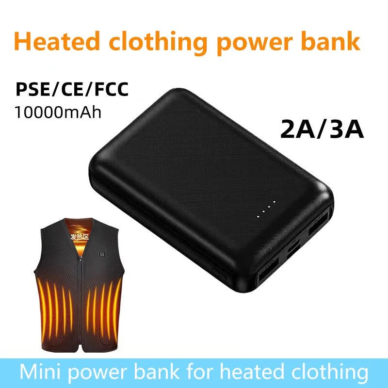 10,000mAh Heated Vest with Built - in Power Bank Uninterrupted Power Supply 5V/2A for All - Day Warmth Portable Charging Jacket - thisisforyoushop.be