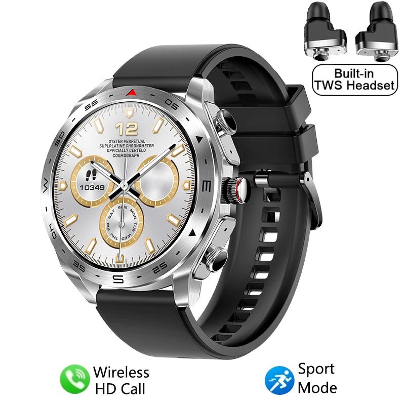2025 New Smart Watch TWS 2 - in - 1 Bluetooth Earphones HIFI Sound Quality GPS Heart Rate Bluetooth Call For Men Women Smartwatches - thisisforyou.shop