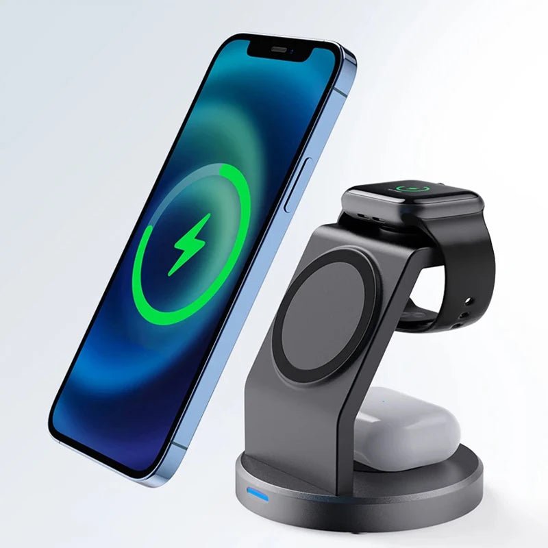 3 In 1 Wireless Charger Stand Mobile phone Holder For iPhone 16 15 14 13 Pro Max iWatch AirPods - thisisforyou.shop