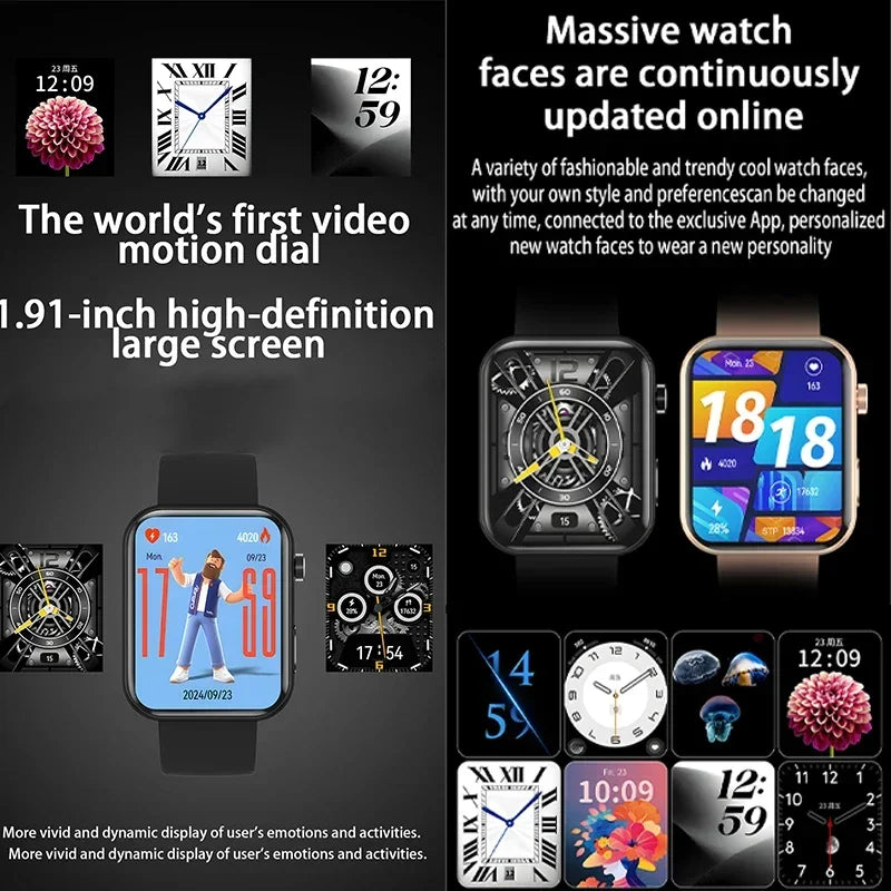 2025 Camera Take Photo Record Video Smart Watch 512MB Memory Sports Fitness Waterproof Bluetooth Call Smartwatch For Android iOS