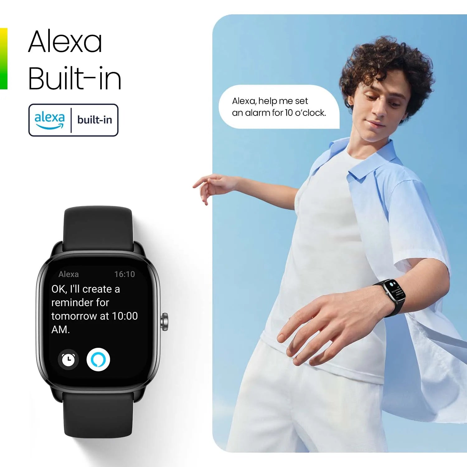 Amazfit GTS 4 Mini Smartwatch 1.65" HD AMOLED Display 120+ Sports Modes Compatible With Android & iOS New Global Version - thisisforyou.shop