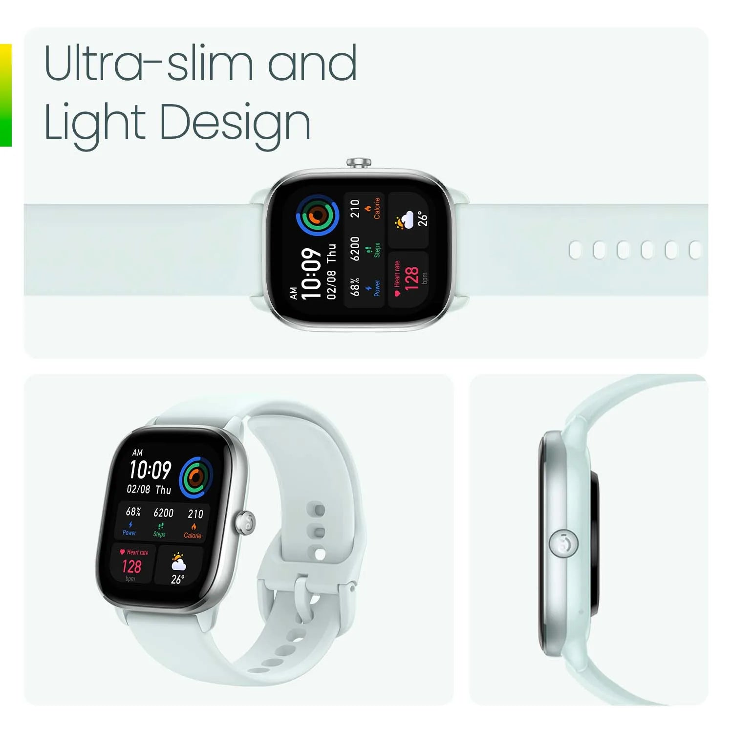 Amazfit GTS 4 Mini Smartwatch 1.65" HD AMOLED Display 120+ Sports Modes Compatible With Android & iOS New Global Version - thisisforyou.shop