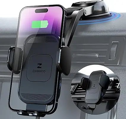 AutoGrip 15W Wireless Car Charger CC54 - SC3 - Suction cup style - thisisforyou.shop