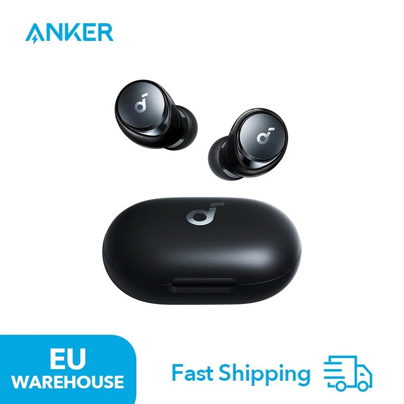 (EU stock) Soundcore by Anker Space A40 Bluetooth headphones, 98% automatic noise cancellation, wireless earbuds - thisisforyou.shop