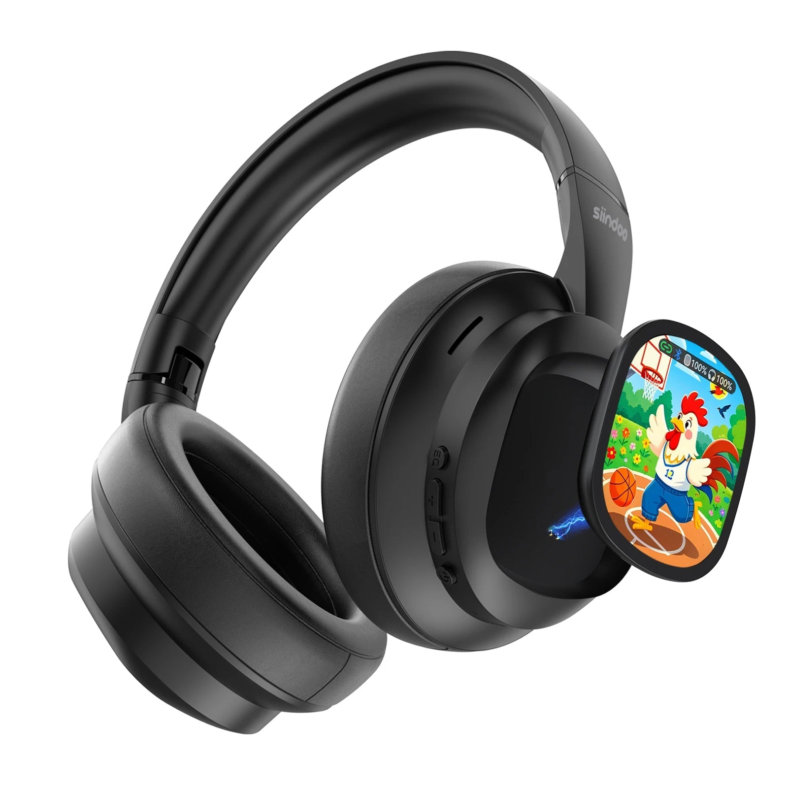Siindoo - AI Wireless Headphone, JH - 822Plus, Translation Function, AI Assistant, Smart Chat, Detachable Full Color Touch Screen - thisisforyoushop.be