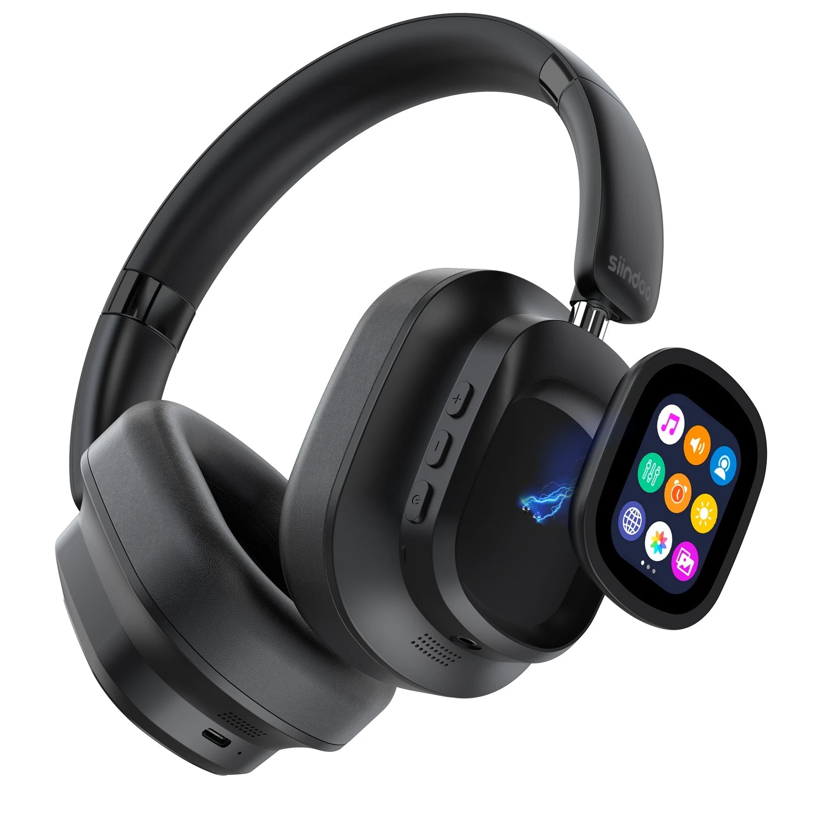 Siindoo JH - ANC930Plus Active Noise Cancelling Headphones, Hybrid Wireless Headphone With Multi Magnetic Touch Control LED Screen - thisisforyou.shop
